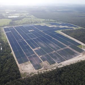 PANORAMIC PHOTO OF SUZAN RIVER SOLAR PARK